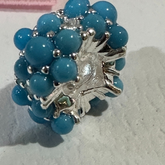 Authentic PANDORA Turquoise Colored Ocean Theme Charm 793897C02 - Picture 1 of 7